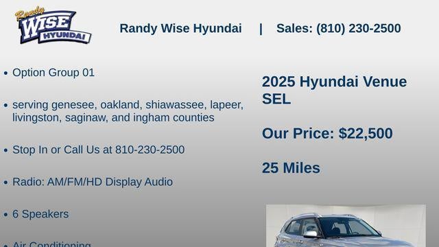 2025 Hyundai VENUE SEL