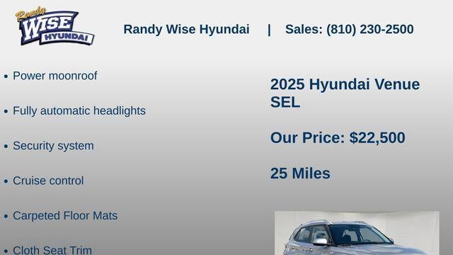 2025 Hyundai VENUE SEL