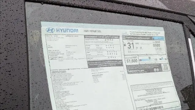2026 Hyundai VENUE SEL