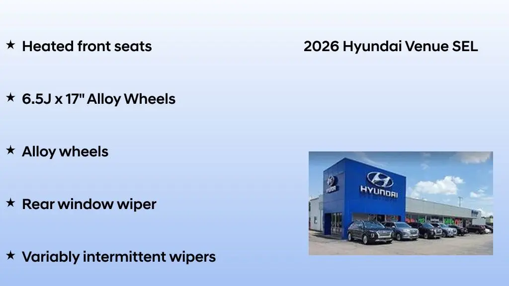 2026 Hyundai VENUE SEL