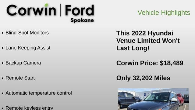 2022 Hyundai VENUE SEL