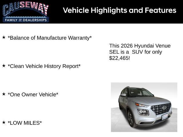 2026 Hyundai Venue - $22,465