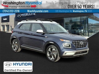2023 Hyundai VENUE with Denim W/White Roof Exterior