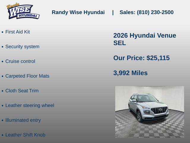 2026 Hyundai Venue - $25,115