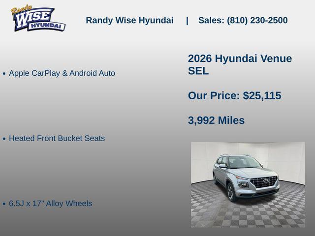 2026 Hyundai Venue - $25,115