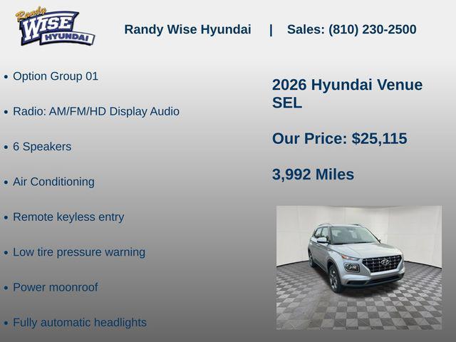 2026 Hyundai Venue - $25,115