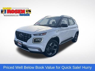 2024 Hyundai VENUE with Lunar White W/Black Roof Exterior