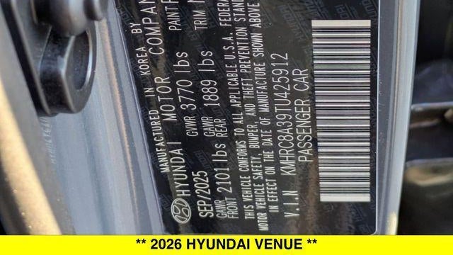 2026 Hyundai VENUE SEL
