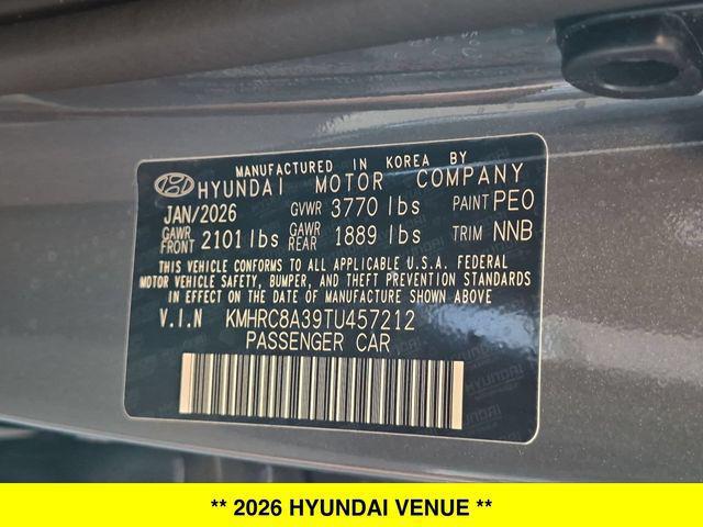 2026 Hyundai Venue - $24,440