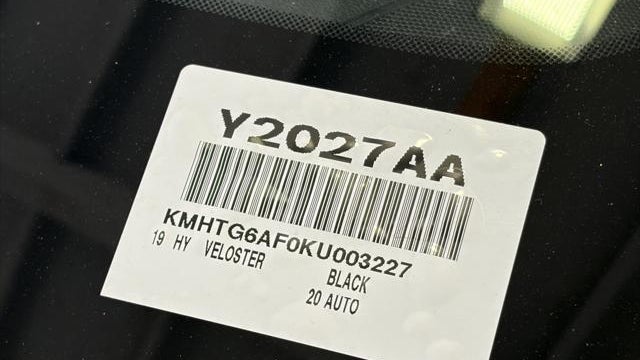2019 Hyundai VELOSTER 2.0L