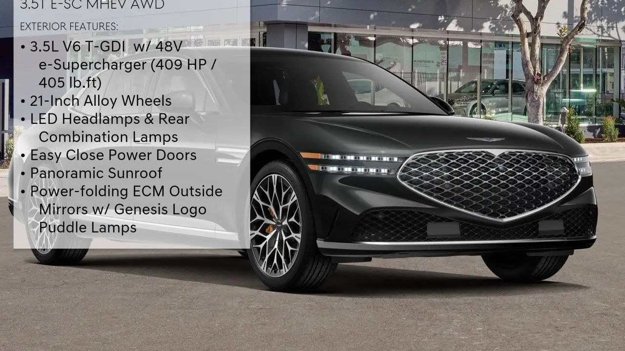 2026 Genesis G90 3.5T e-Supercharger