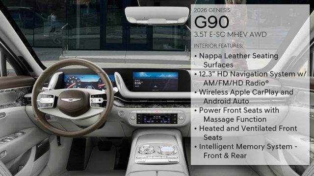 2026 Genesis G90 3.5T e-Supercharger