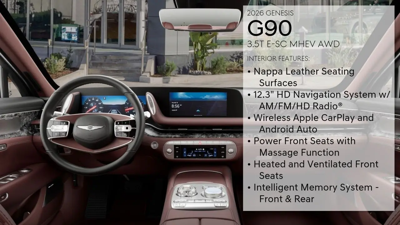 2026 Genesis G90 3.5T e-Supercharger