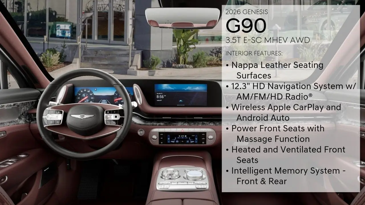 2026 Genesis G90 3.5T e-Supercharger