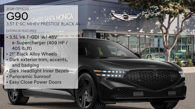 2026 Genesis G90 3.5T e-Supercharger Black