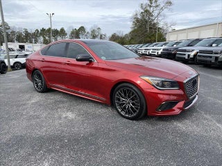 2020 Genesis G80 with Havana Red Exterior