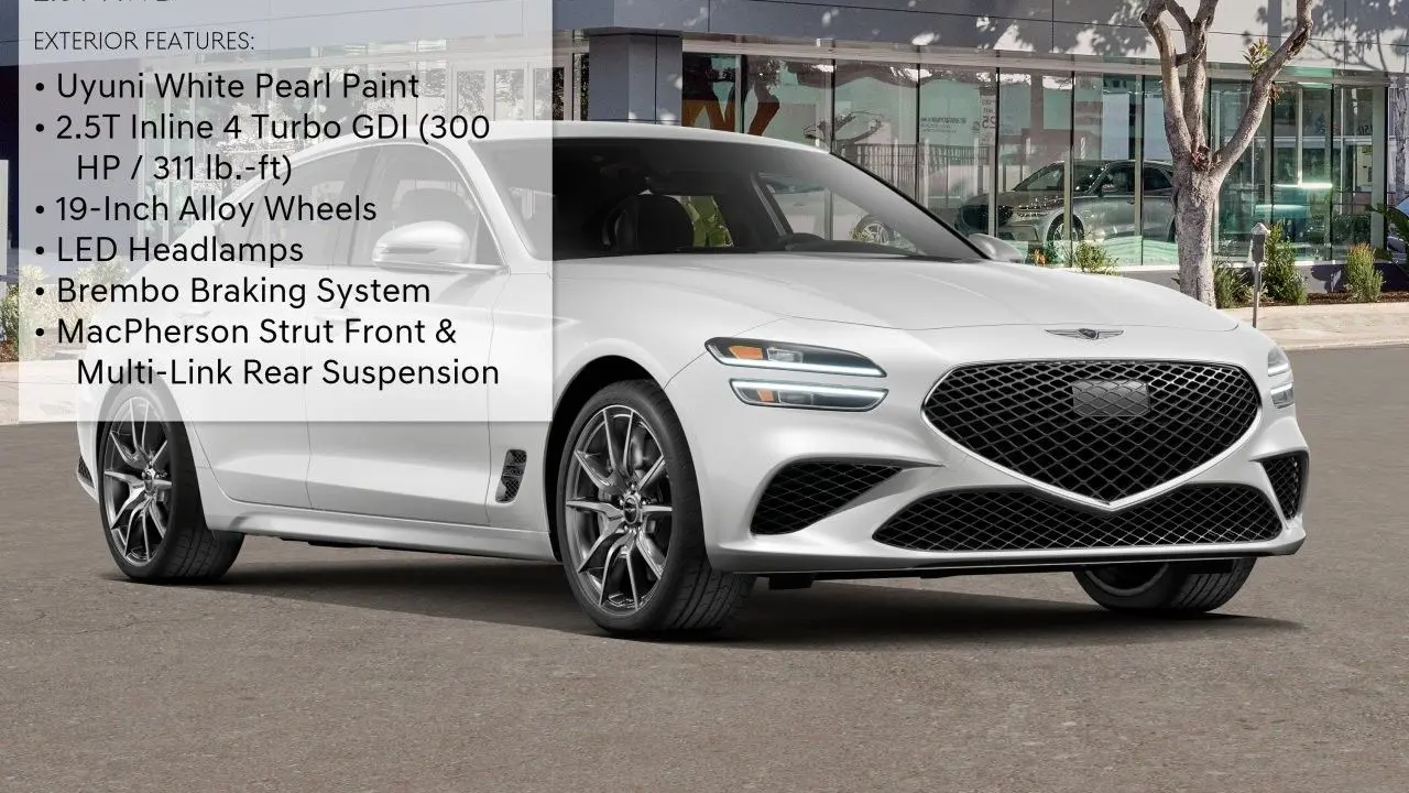2026 Genesis G70 2.5T Standard