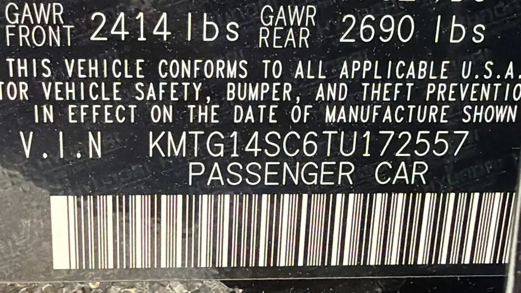 2026 Genesis G70 2.5T Standard