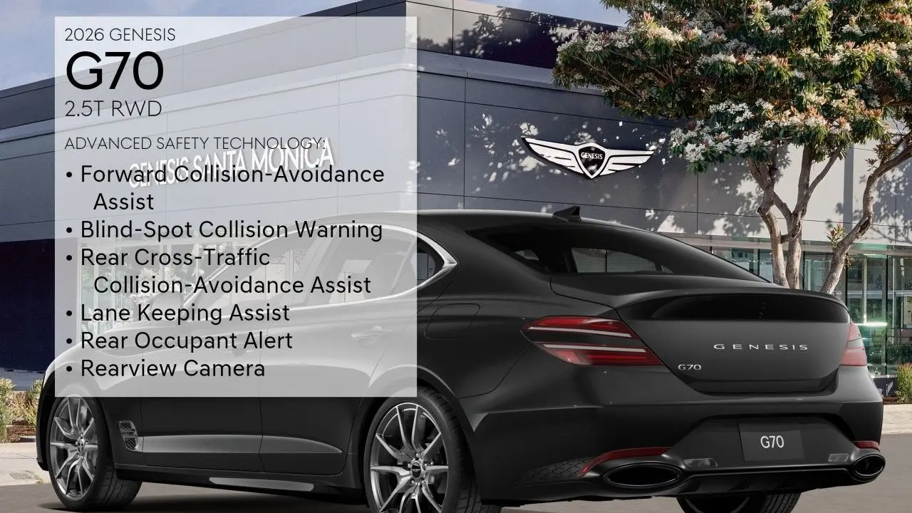 2026 Genesis G70 2.5T Standard