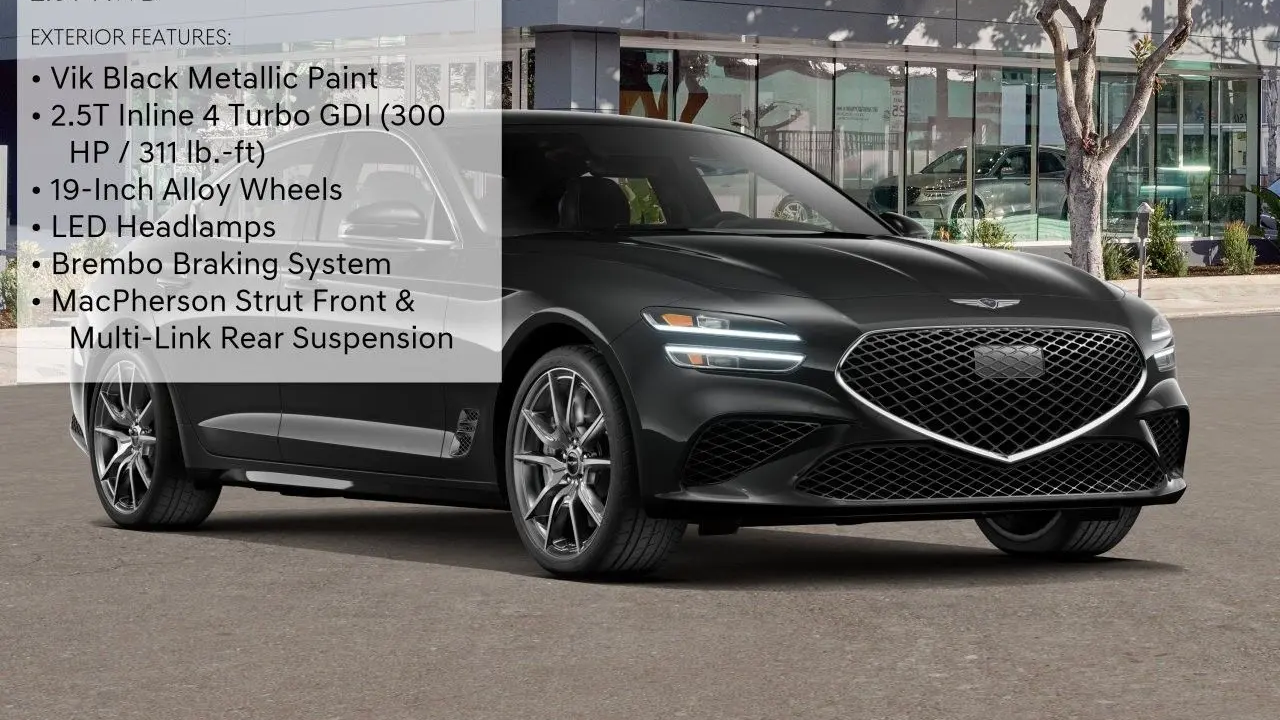 2026 Genesis G70 2.5T Standard