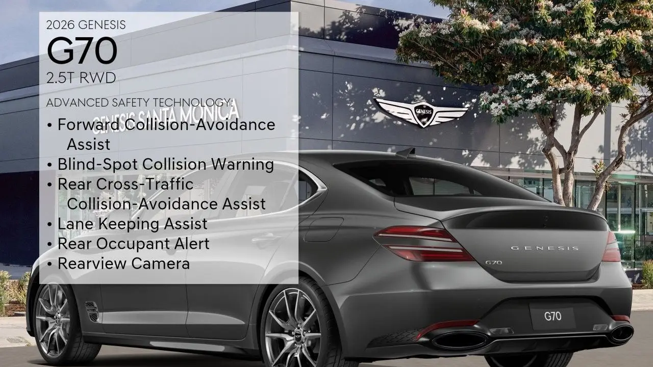 2026 Genesis G70 2.5T Standard