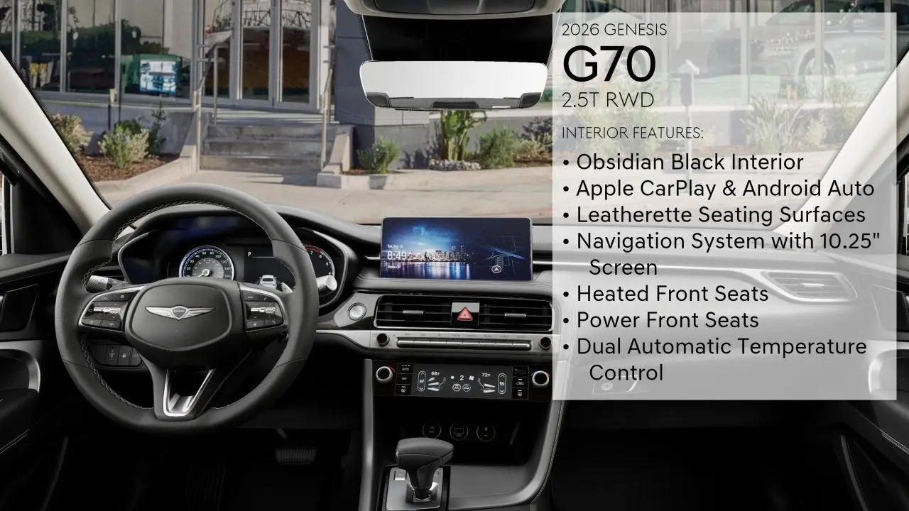 2026 Genesis G70 2.5T Standard