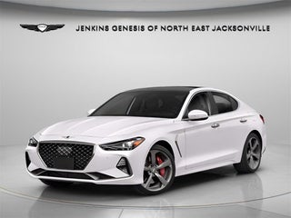 2021 Genesis G70 with Adriatic Blue Exterior