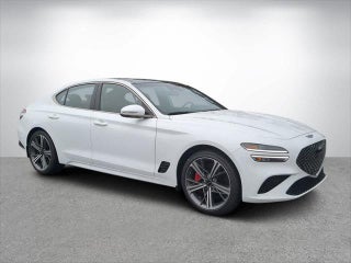2025 Genesis G70 with Alta White Exterior