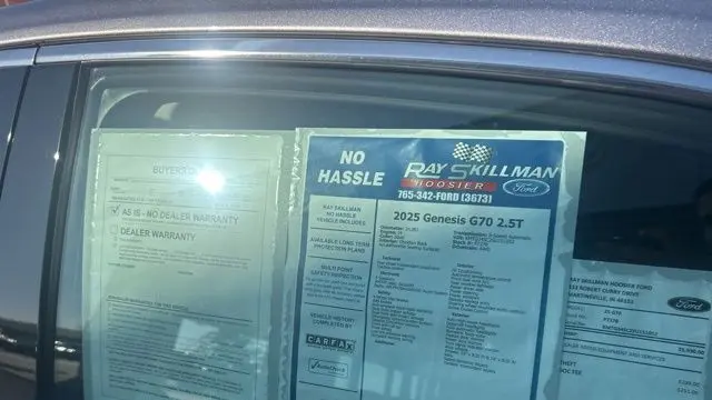 2025 Genesis G70 2.5T Standard
