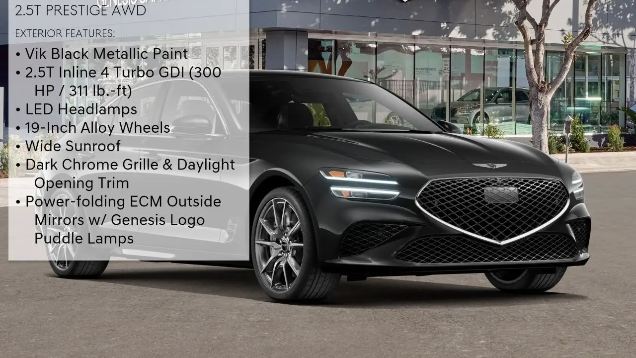 2026 Genesis G70 2.5T Prestige