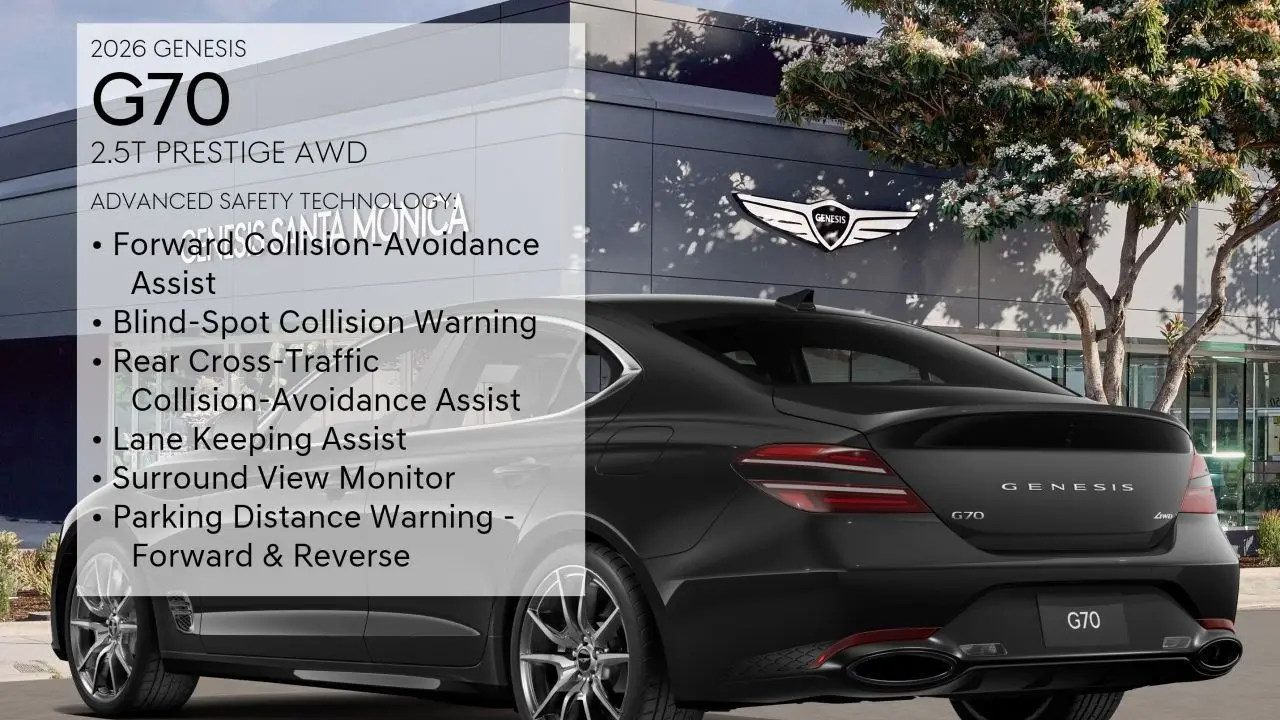 2026 Genesis G70 2.5T Prestige
