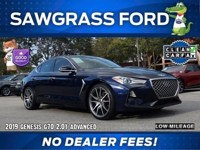 Photo of a 2019 Genesis G70 AWD 2.0T Advanced 4DR Sedan for sale