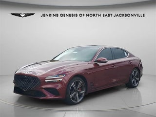 2025 Genesis G70 with Cavendish Red Exterior