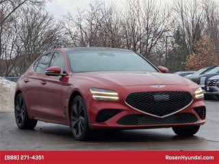 2023 Genesis G70 with Havana Red Exterior
