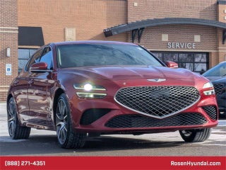 2022 Genesis G70 with Havana Red Exterior