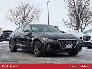 2019 Genesis G70 with Victoria Black Exterior