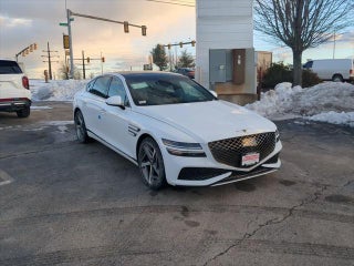 2024 Genesis G80 with Alta White Exterior