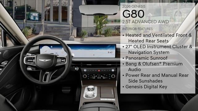 2026 Genesis G80 2.5T Advanced