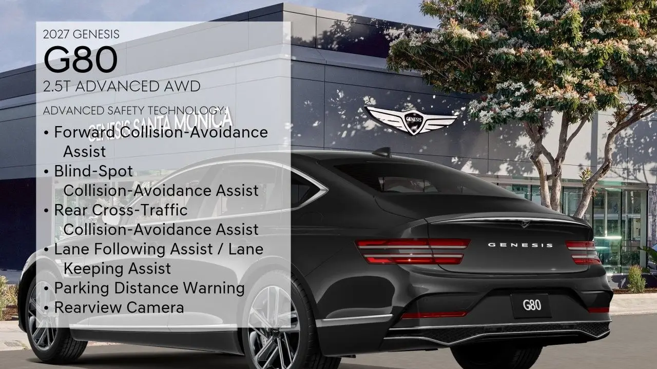 2027 Genesis G80 2.5T Advanced