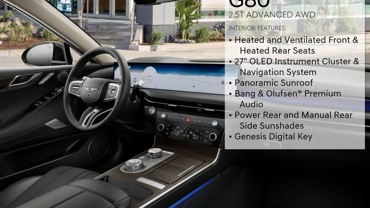 2027 Genesis G80 2.5T Advanced
