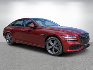 2024 Genesis G80 with Cavendish Red Exterior