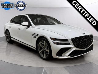 2025 Genesis G80 with Alta White Exterior