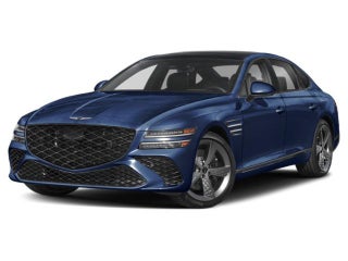 2026 Genesis G80 with Capri Blue Exterior
