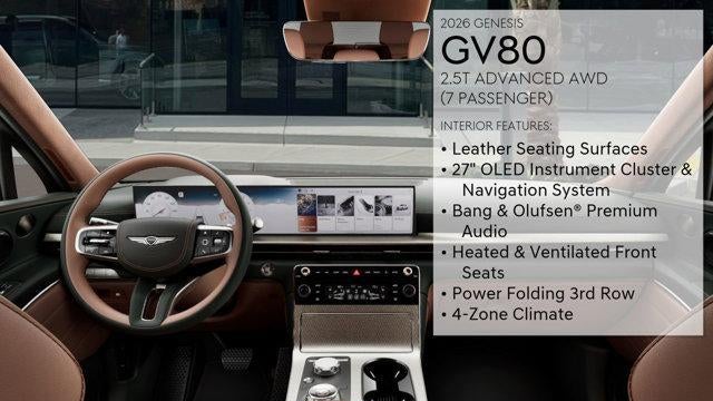 2026 Genesis GV80 2.5T Advanced
