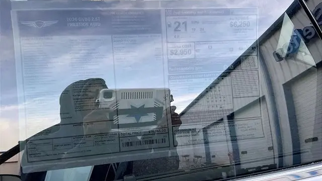 2026 Genesis GV80 2.5T Prestige