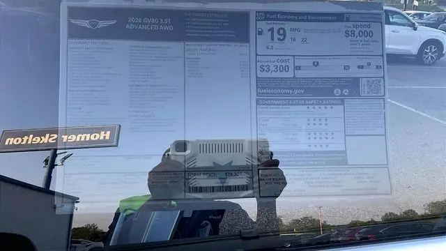 2026 Genesis GV80 3.5T Advanced