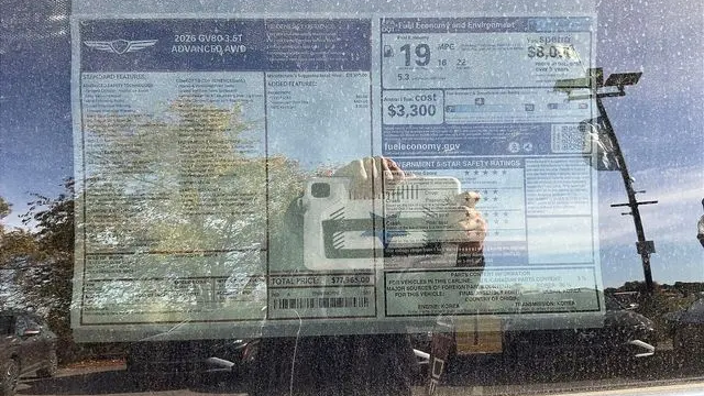 2026 Genesis GV80 3.5T Advanced