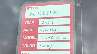 2025 Genesis GV80 Coupe 3.5T