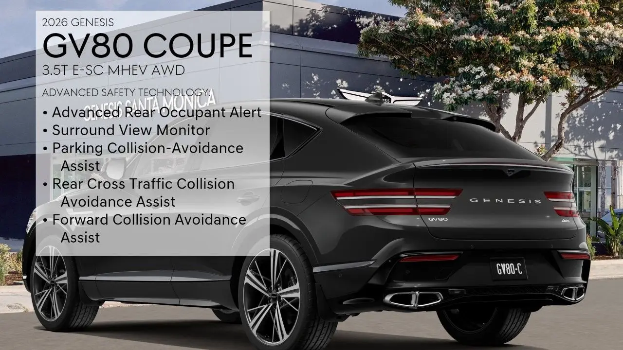 2026 Genesis GV80 Coupe 3.5T E-SC