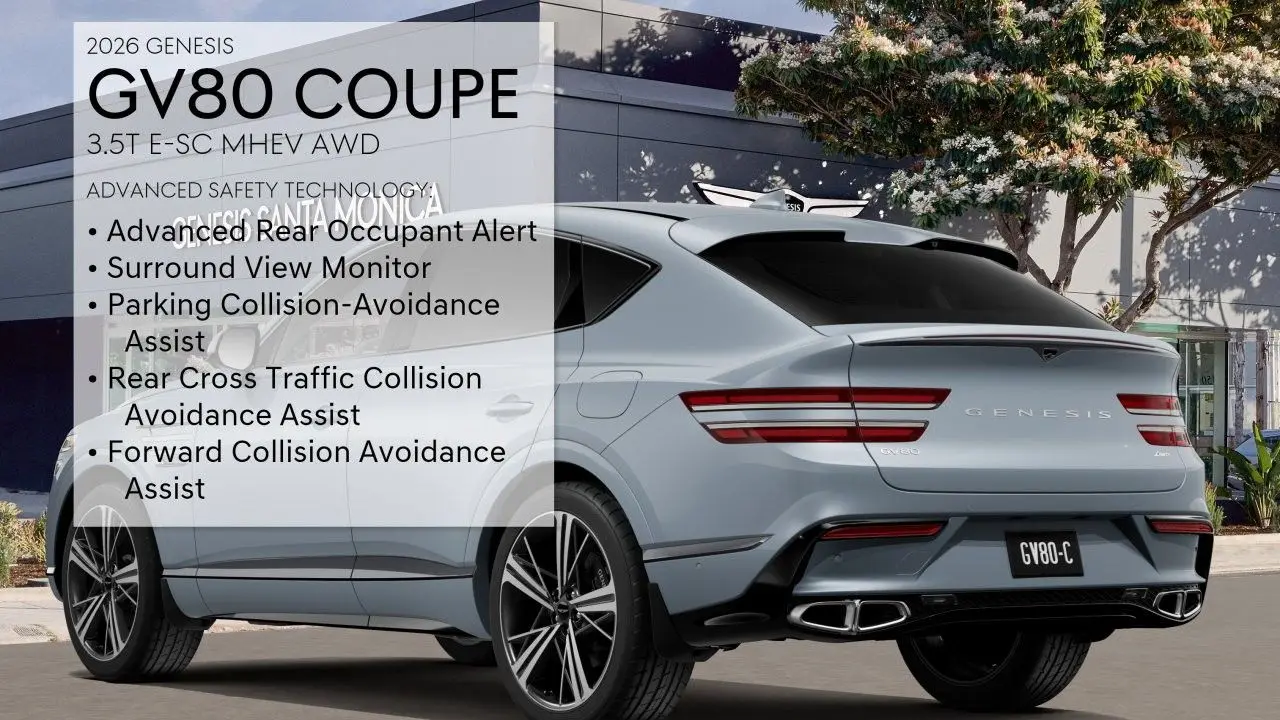2026 Genesis GV80 Coupe 3.5T E-SC